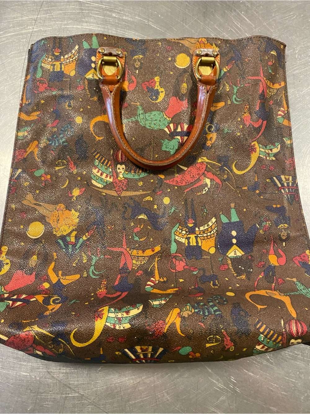 Piero Guidi Magic Circus Women's Tote Bag with matching wallet
